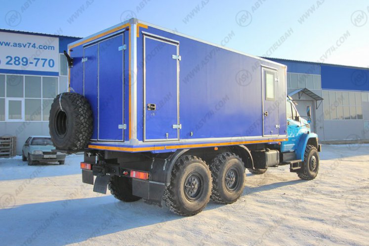 Передвижная мастерская ПАРМ АСВ 7722G4-10 Урал-NEXT4320-6952-72(Е5)Г38 с отсеком для перевозки людей 6