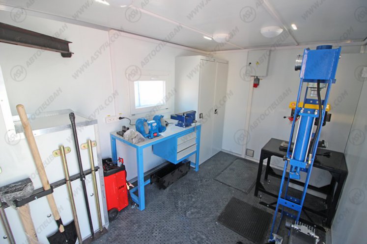 Передвижная мастерская ПАРМ АСВ 7722G4-10 Урал-NEXT4320-6952-72(Е5)Г38 с отсеком для перевозки людей 14