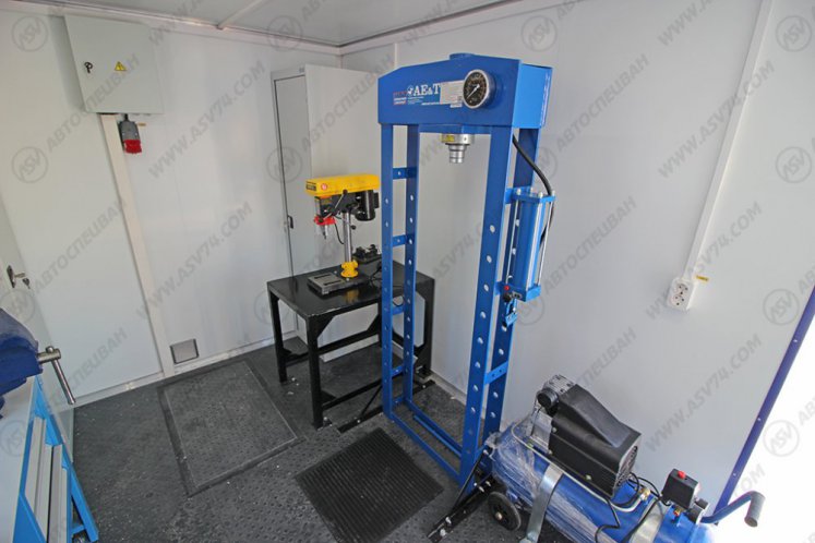 Передвижная мастерская ПАРМ АСВ 7722G4-10 Урал-NEXT4320-6952-72(Е5)Г38 с отсеком для перевозки людей 8