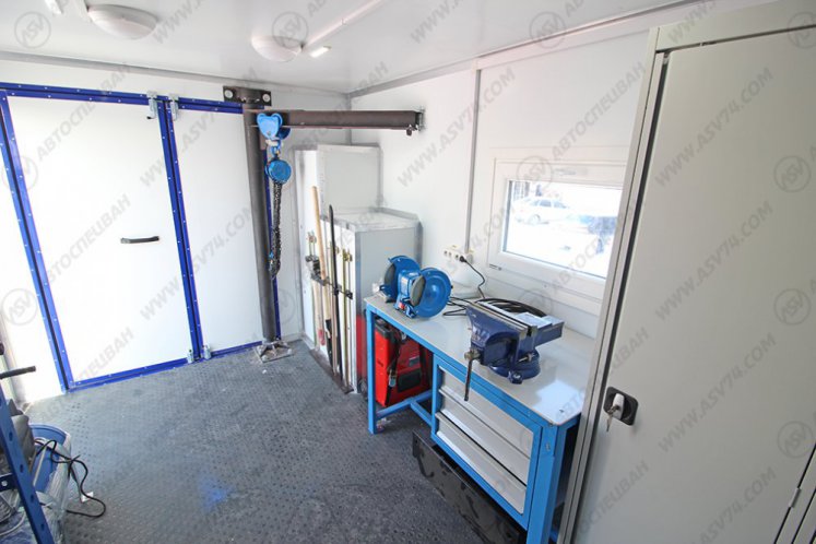 Передвижная мастерская ПАРМ АСВ 7722G4-10 Урал-NEXT4320-6952-72(Е5)Г38 с отсеком для перевозки людей 9
