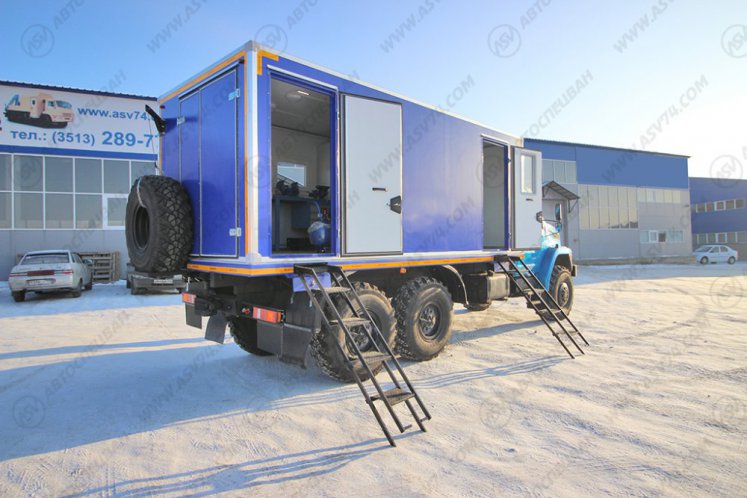 Передвижная мастерская ПАРМ АСВ 7722G4-10 Урал-NEXT4320-6952-72(Е5)Г38 с отсеком для перевозки людей 4