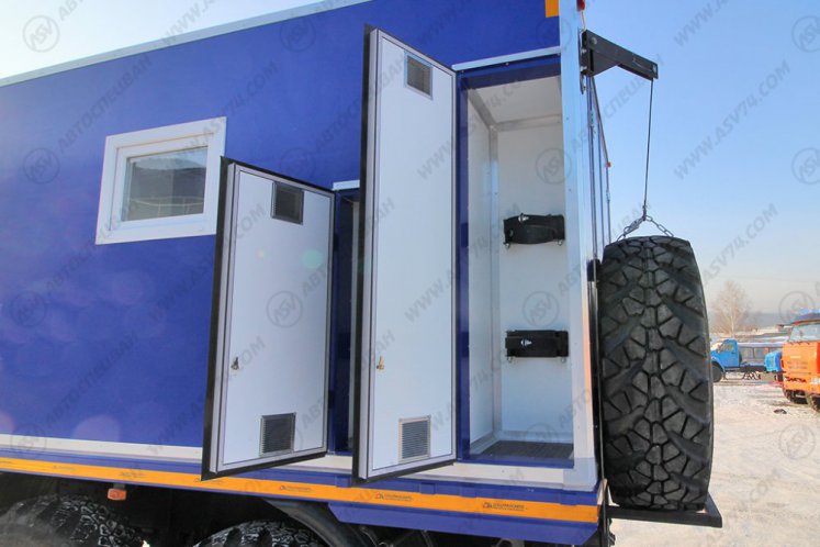 Передвижная мастерская ПАРМ АСВ 7722G4-10 Урал-NEXT4320-6952-72(Е5)Г38 с отсеком для перевозки людей 13