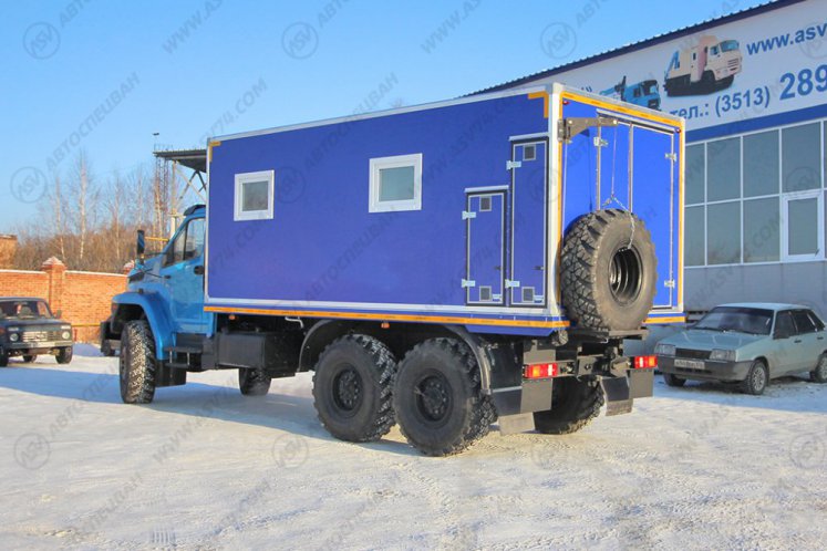 Передвижная мастерская ПАРМ АСВ 7722G4-10 Урал-NEXT4320-6952-72(Е5)Г38 с отсеком для перевозки людей 2