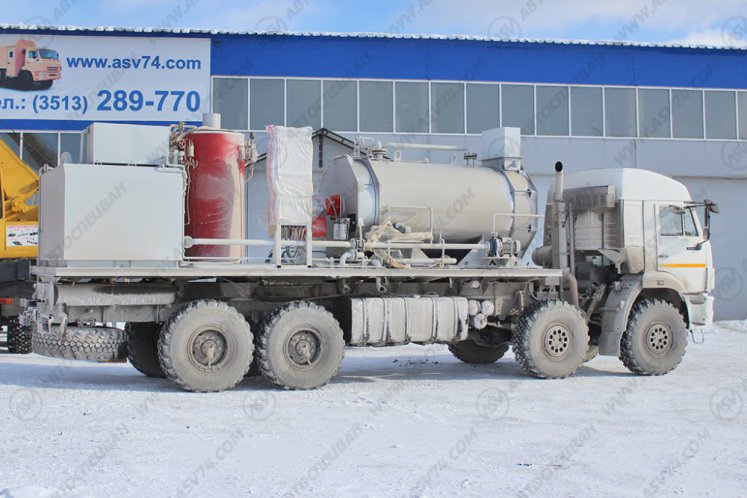 Паропромысловая установка ППУ 3500 на шасси КАМАЗ-63501-52 3