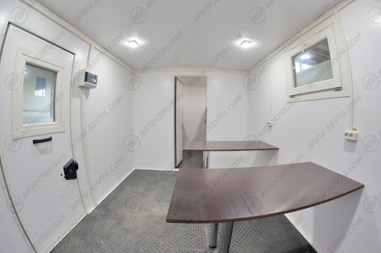 Передвижной учебный центр на шасси Камаз 65115 Нефаз 8332 с вагон-домом 6