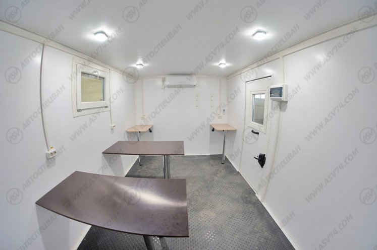 Передвижной учебный центр на шасси Камаз 65115 Нефаз 8332 с вагон-домом 7