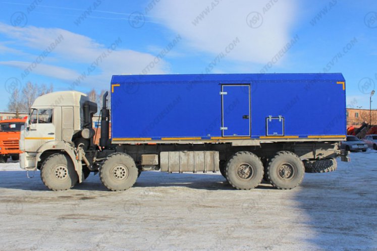 Паропромысловая установка ППУ 3500 на шасси КАМАЗ-63501-52 4
