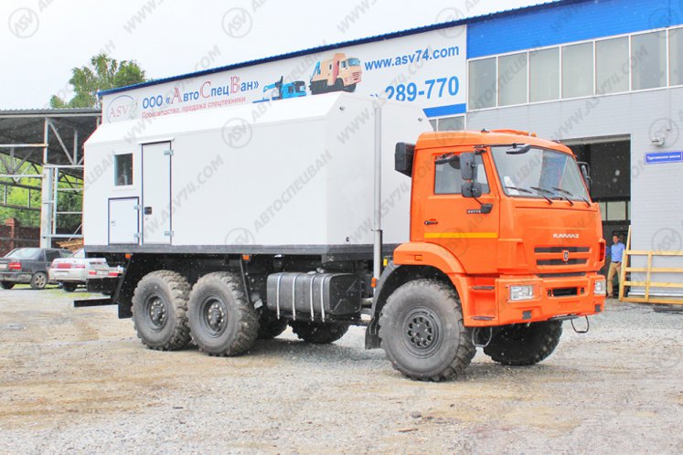 Паропромысловая установка ППУ 1600/100 на шасси КАМАЗ 43118 0