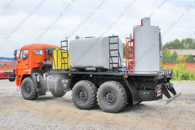 Паропромысловая установка ППУ 1600/100 на шасси КАМАЗ 43118 1