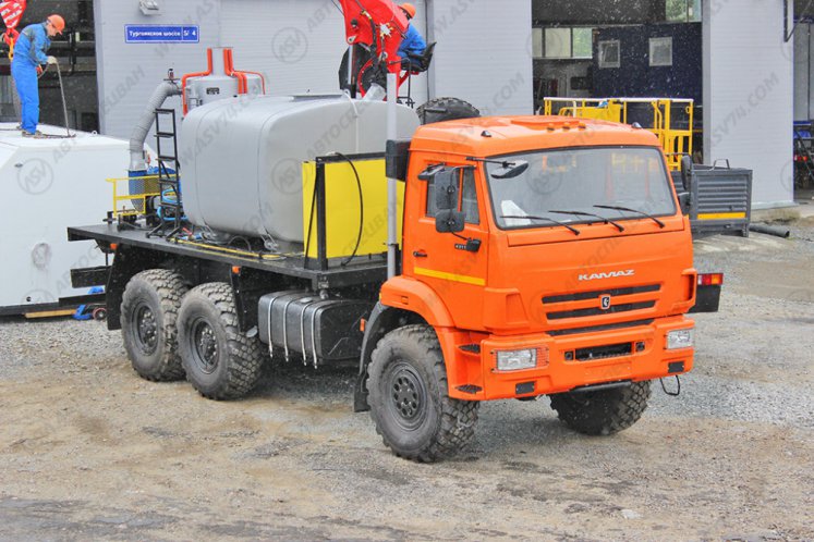 Паропромысловая установка ППУ 1600/100 на шасси КАМАЗ 43118 4