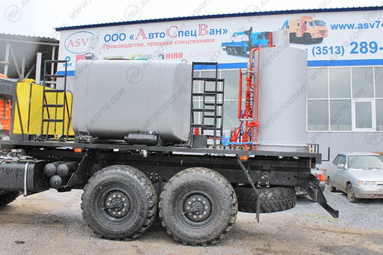 Паропромысловая установка ППУ 1600/100 на шасси КАМАЗ 43118 6