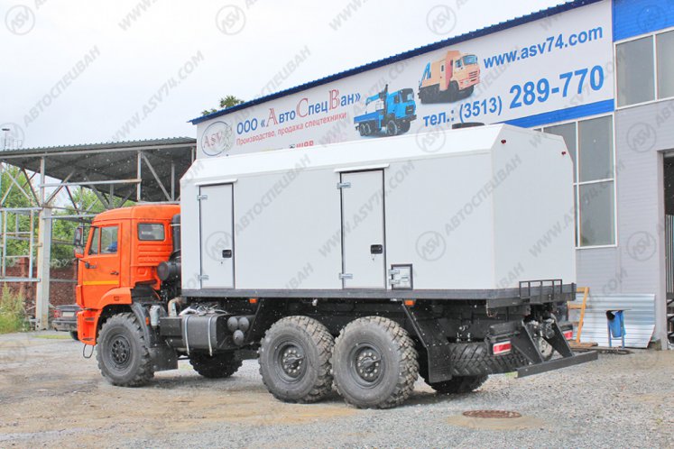 Паропромысловая установка ППУ 1600/100 на шасси КАМАЗ 43118 2