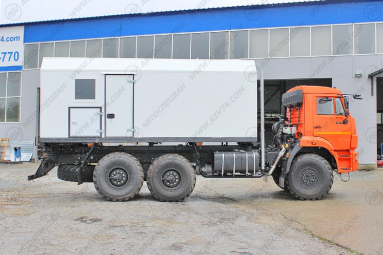 Паропромысловая установка ППУ 1600/100 на шасси КАМАЗ 43118 3