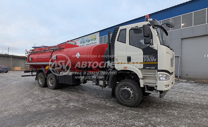 Автотопливозаправщик АТЗ-18 FAW 6x4 0
