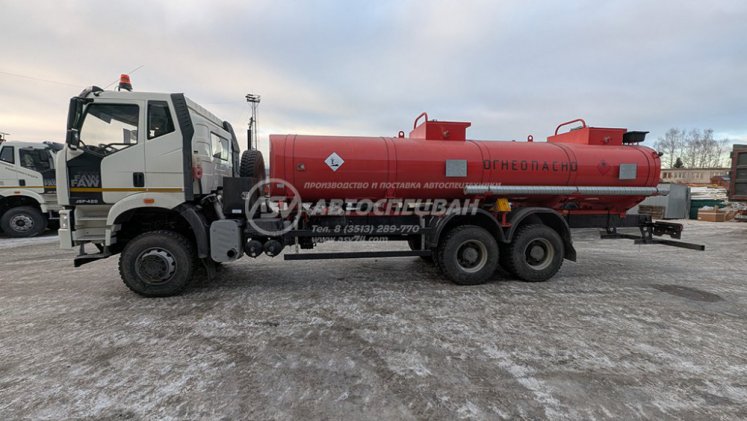 Автотопливозаправщик АТЗ-18 FAW 6x4 4