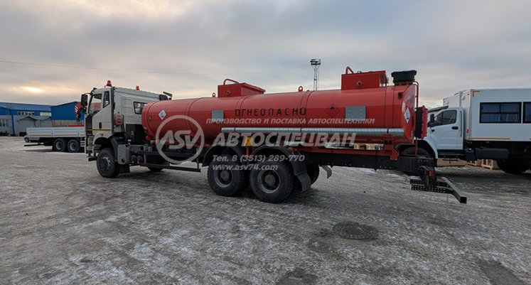 Автотопливозаправщик АТЗ-18 FAW 6x4 5