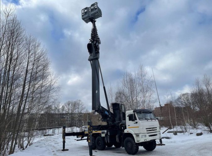 Автогидроподъемник HORYOHG SKY450SF на шасси КамАЗ-43118 12