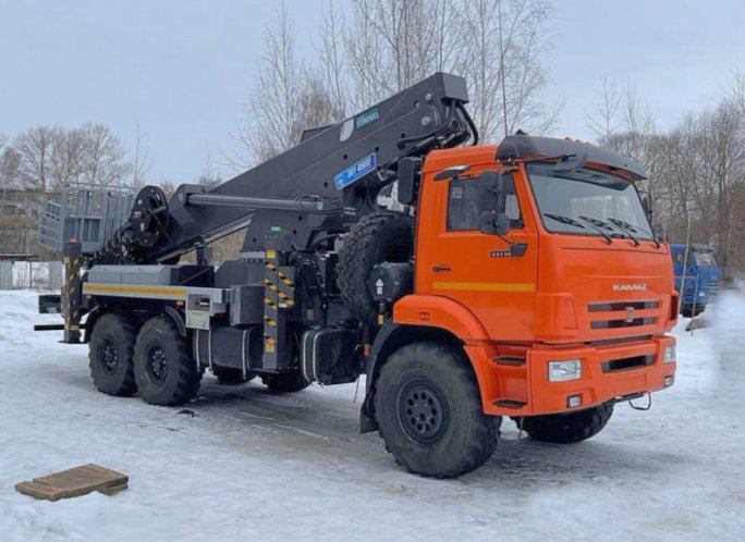 Автогидроподъемник HORYOHG SKY450SF на шасси КамАЗ-43118 0