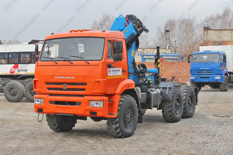 Седельный тягач КАМАЗ 43118-46 (53504-46) с КМУ ИМ-180 1