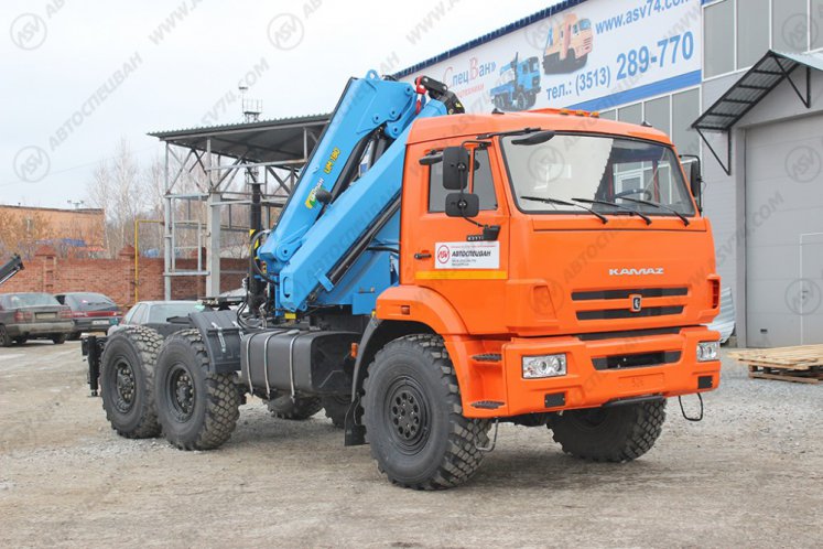 Седельный тягач КАМАЗ 43118-46 (53504-46) с КМУ ИМ-180 0