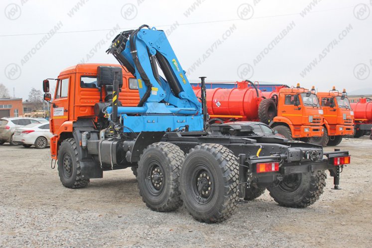Седельный тягач КАМАЗ 43118-46 (53504-46) с КМУ ИМ-180 4