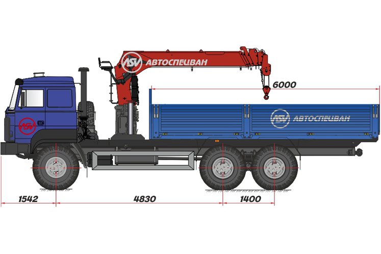 Бортовой автомобиль Урал 4320-80М (бескапотный) с КМУ IT-180 (тросовый) 0