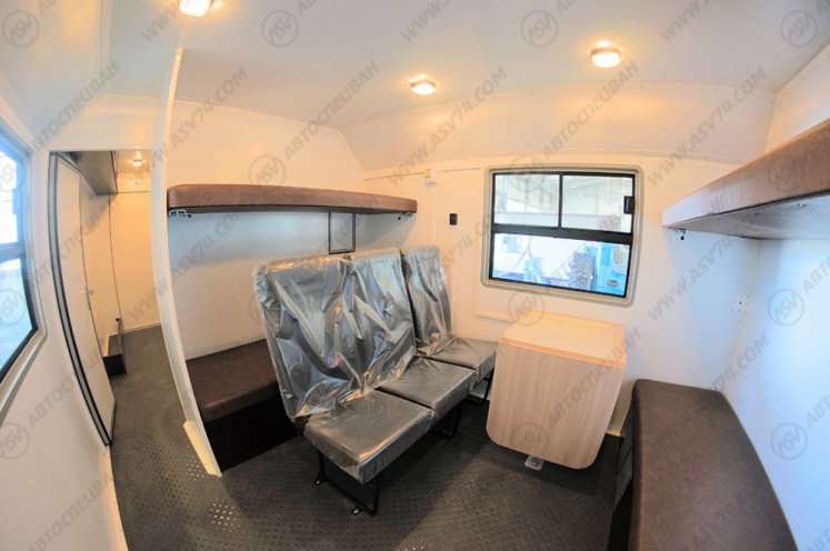 Транспортно-бытовой автомобиль ТБМ Урал 4320-1112-61Е5 с отсеком для перевозки людей 5