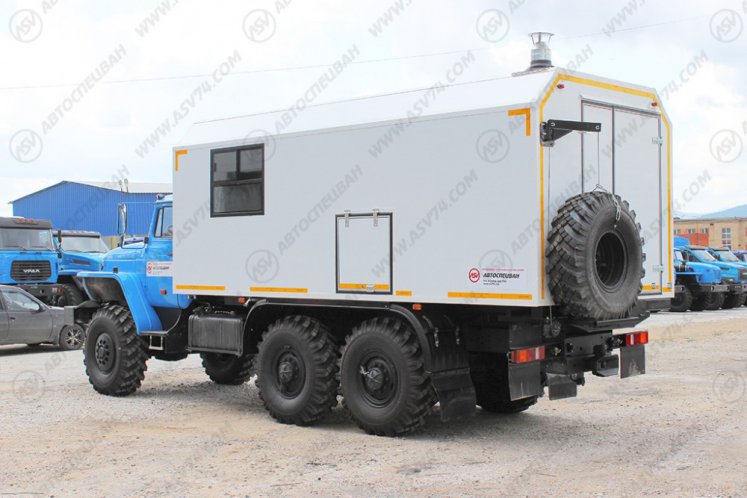 Передвижная столовая (12 мест) на шасси Урал-4320 3