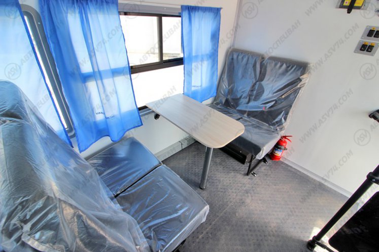 Вахтовый автобус с грузовой платформой Урал 4320-1112-61Е5, 8 мест 7