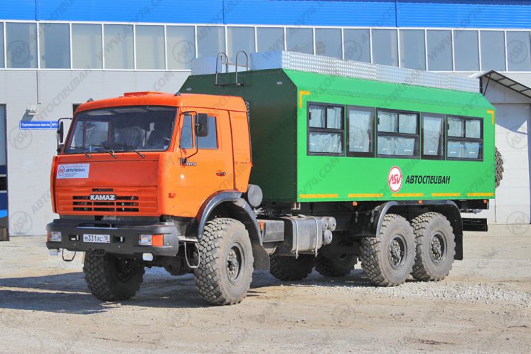 Вахтовый автобус АСВ 7721 LUXE КАМАЗ 43118-3078-46, 26 мест 1