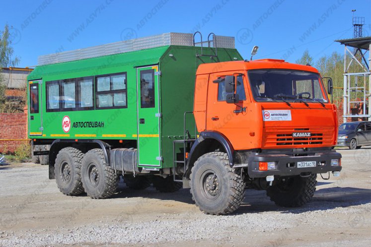 Вахтовый автобус АСВ 7721 LUXE КАМАЗ 43118-3078-46, 26 мест 0