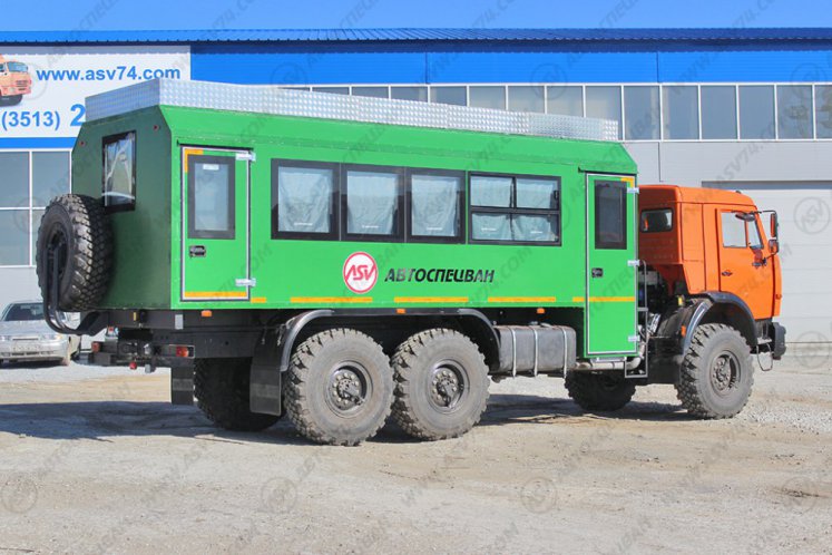 Вахтовый автобус АСВ 7721 LUXE КАМАЗ 43118-3078-46, 26 мест 4