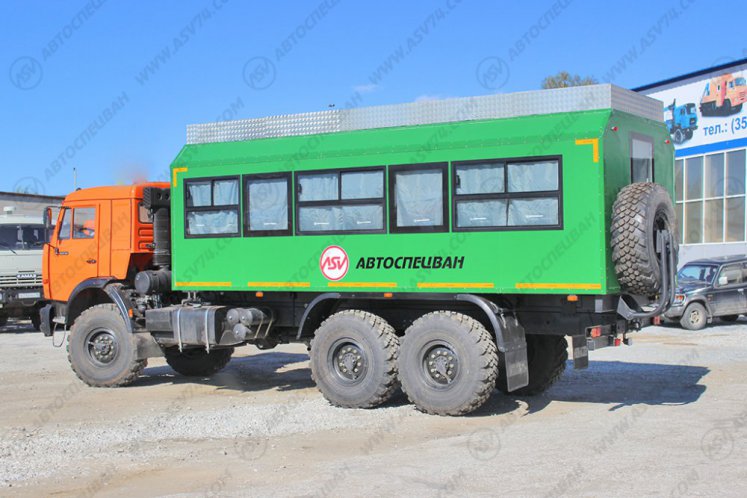 Вахтовый автобус АСВ 7721 LUXE КАМАЗ 43118-3078-46, 26 мест 2