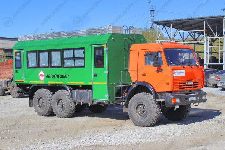 Вахтовый автобус АСВ 7721 LUXE КАМАЗ 43118-3078-46, 26 мест 3