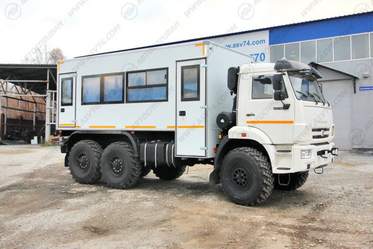 Вахтовый автобус АСВ 7721 КАМАЗ 43118-3027-50, 20 мест 0