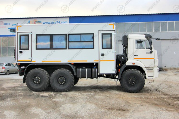 Вахтовый автобус АСВ 7721 КАМАЗ 43118-3027-50, 20 мест 1