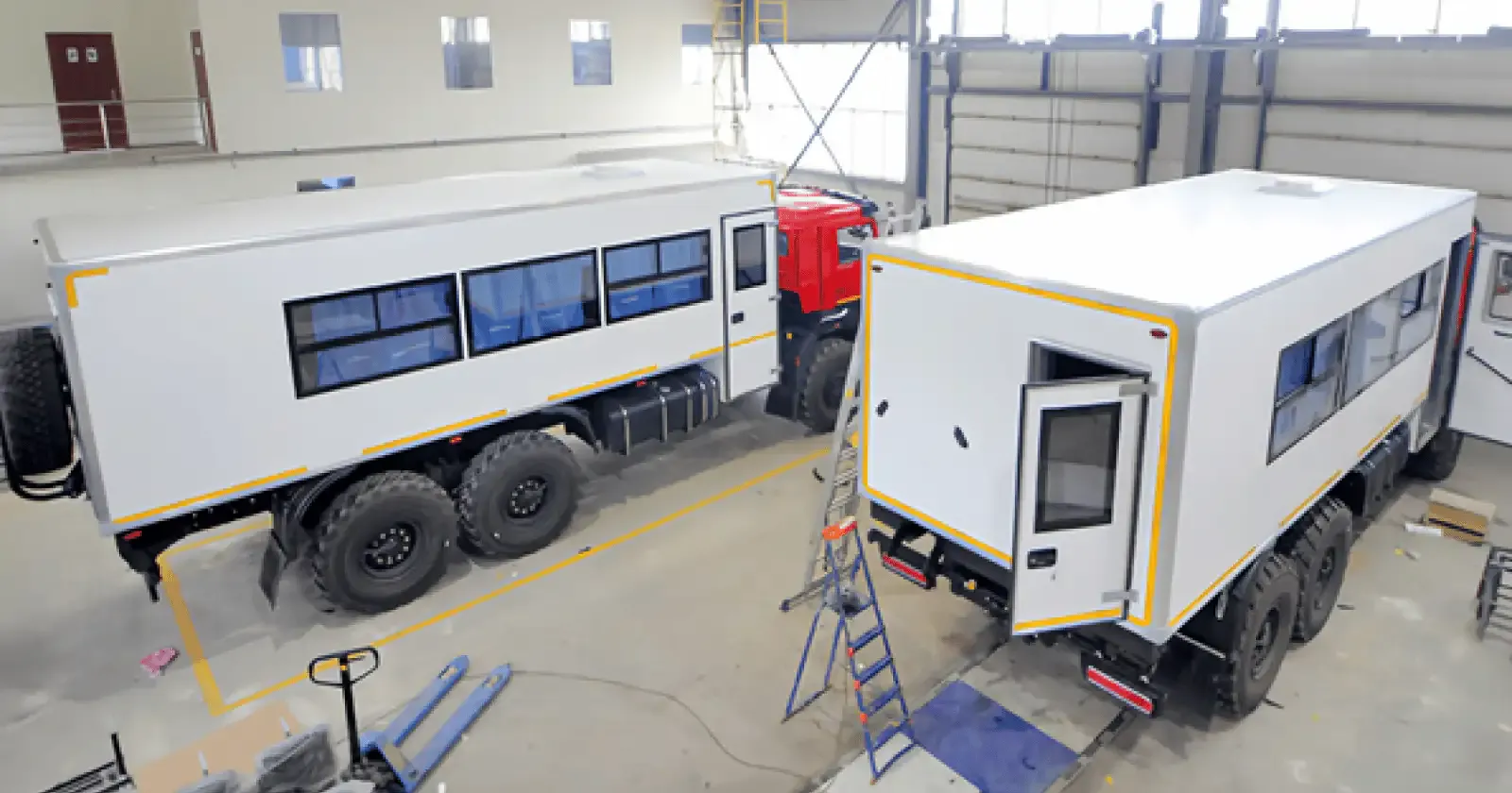 Цех монтажа на шасси и доработки автомобиля