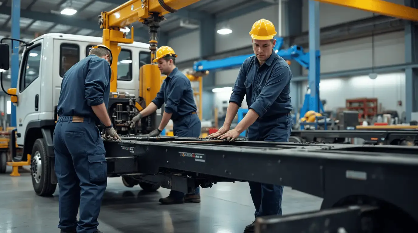 Установка оборудования на шасси