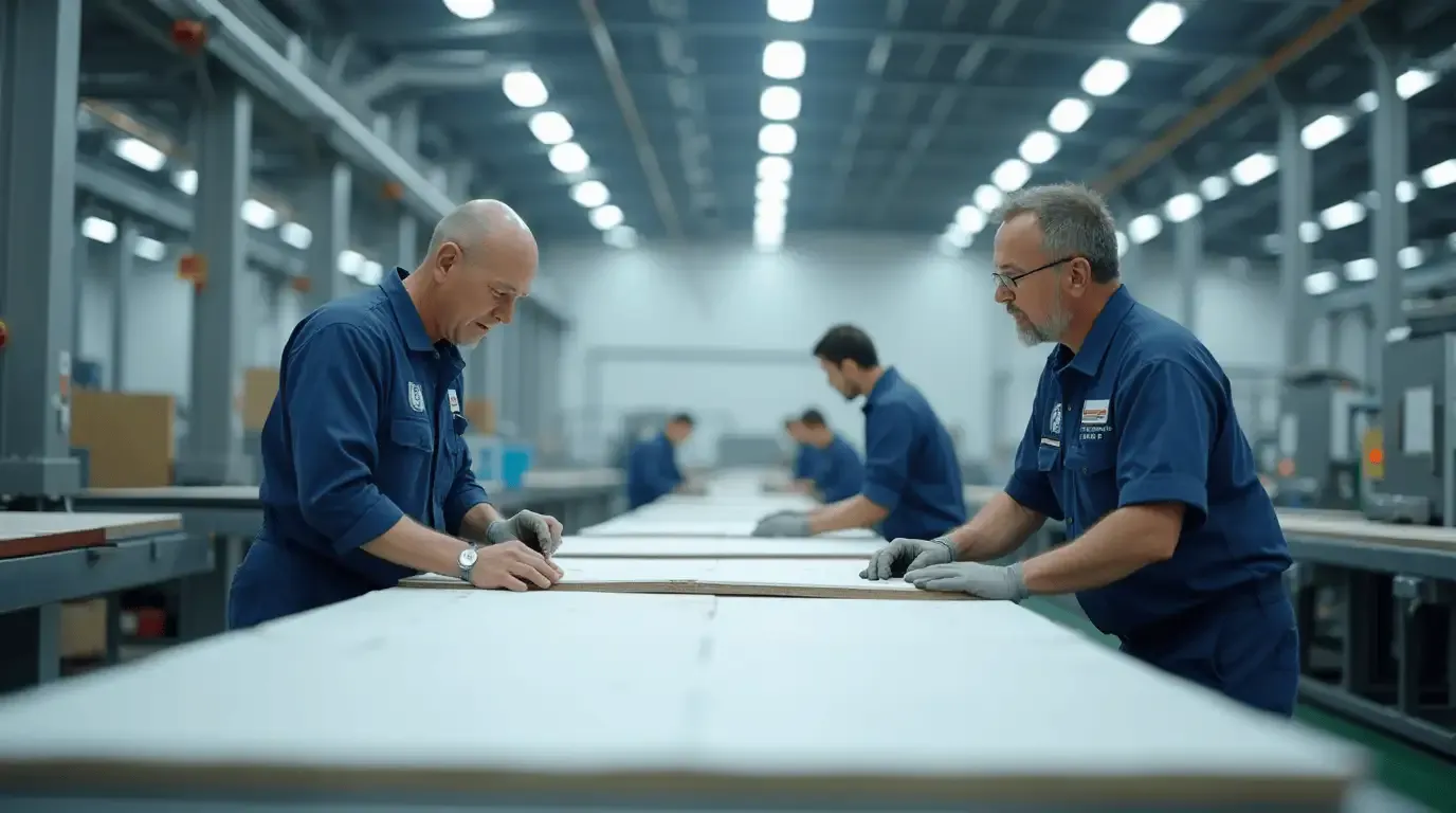 Изготовление сэндвич-панелей