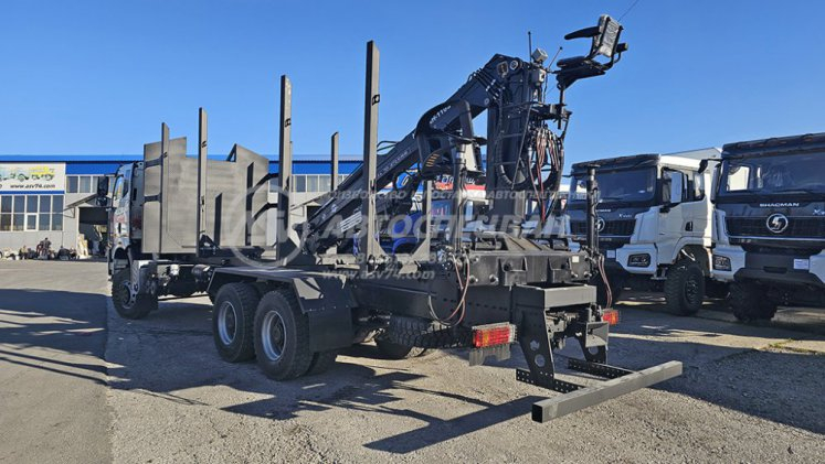 Сортиментовоз FAW с ГМУ Майман 110s 2