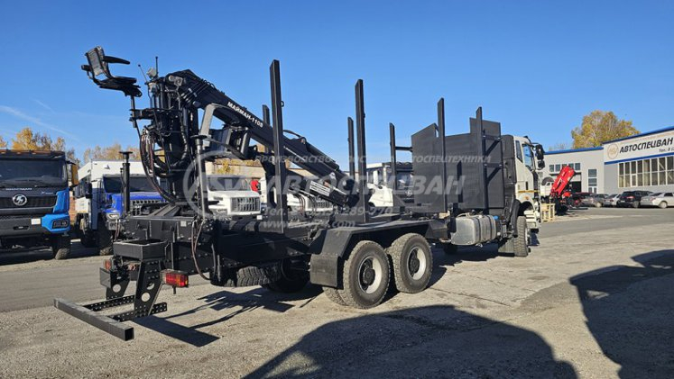 Сортиментовоз FAW с ГМУ Майман 110s 4