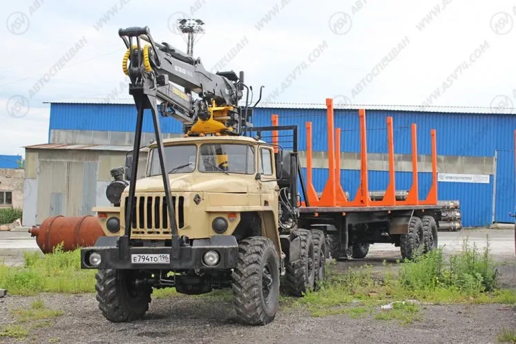 Лесовоз Урал-М 5557-72 с ГМ VM10L 1
