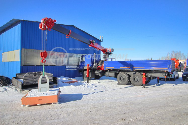 Бортовой Урал 4320-4972-80 с КМУ UMM 816T 3