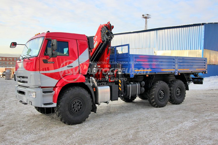 Бортовой КАМАЗ 43118-3027-50 с КМУ Sunhunk 168