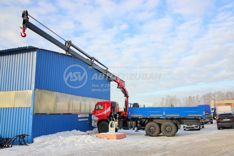 Бортовой КАМАЗ 43118-3027-50 с КМУ Sunhunk 168 2