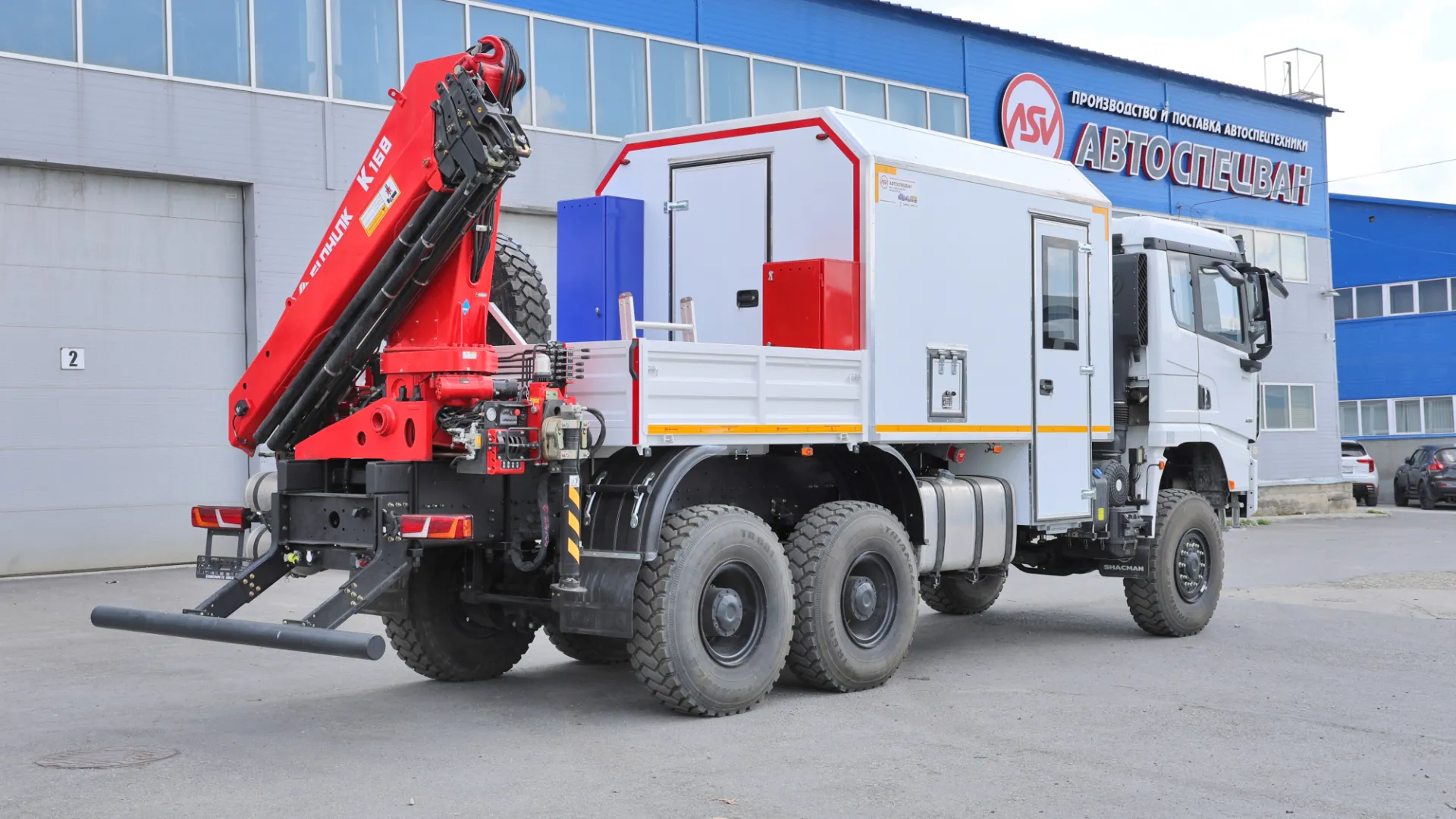 АРОК SHACMAN SX32586V385 с КМУ Sunhunk K168 1