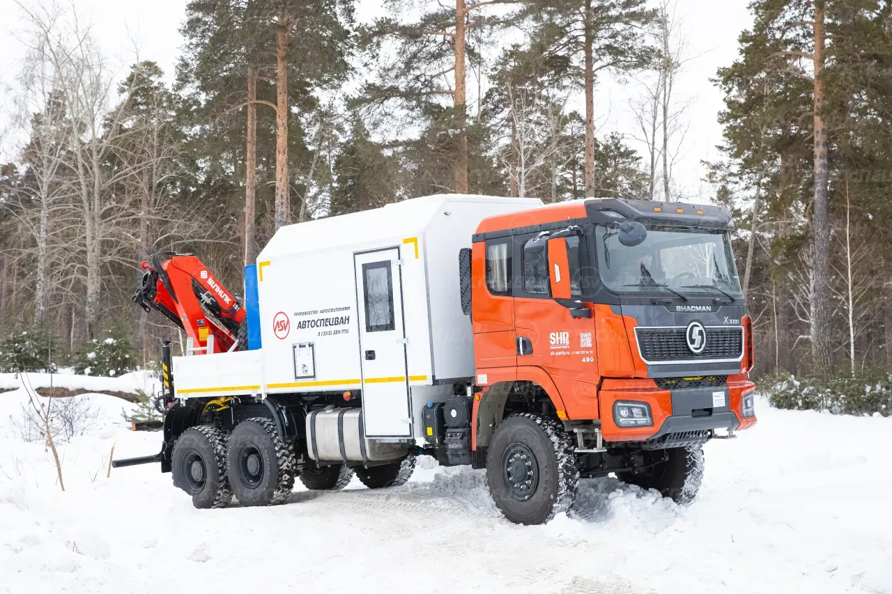 АРОК SHACMAN SX32586V385 с КМУ Sunhunk 108-2 4