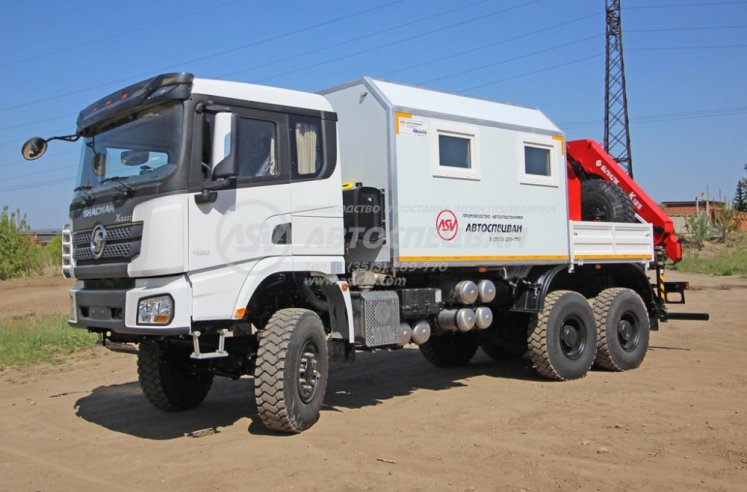 АРОК SHACMAN SX32586V385 с КМУ Sunhunk 125 3