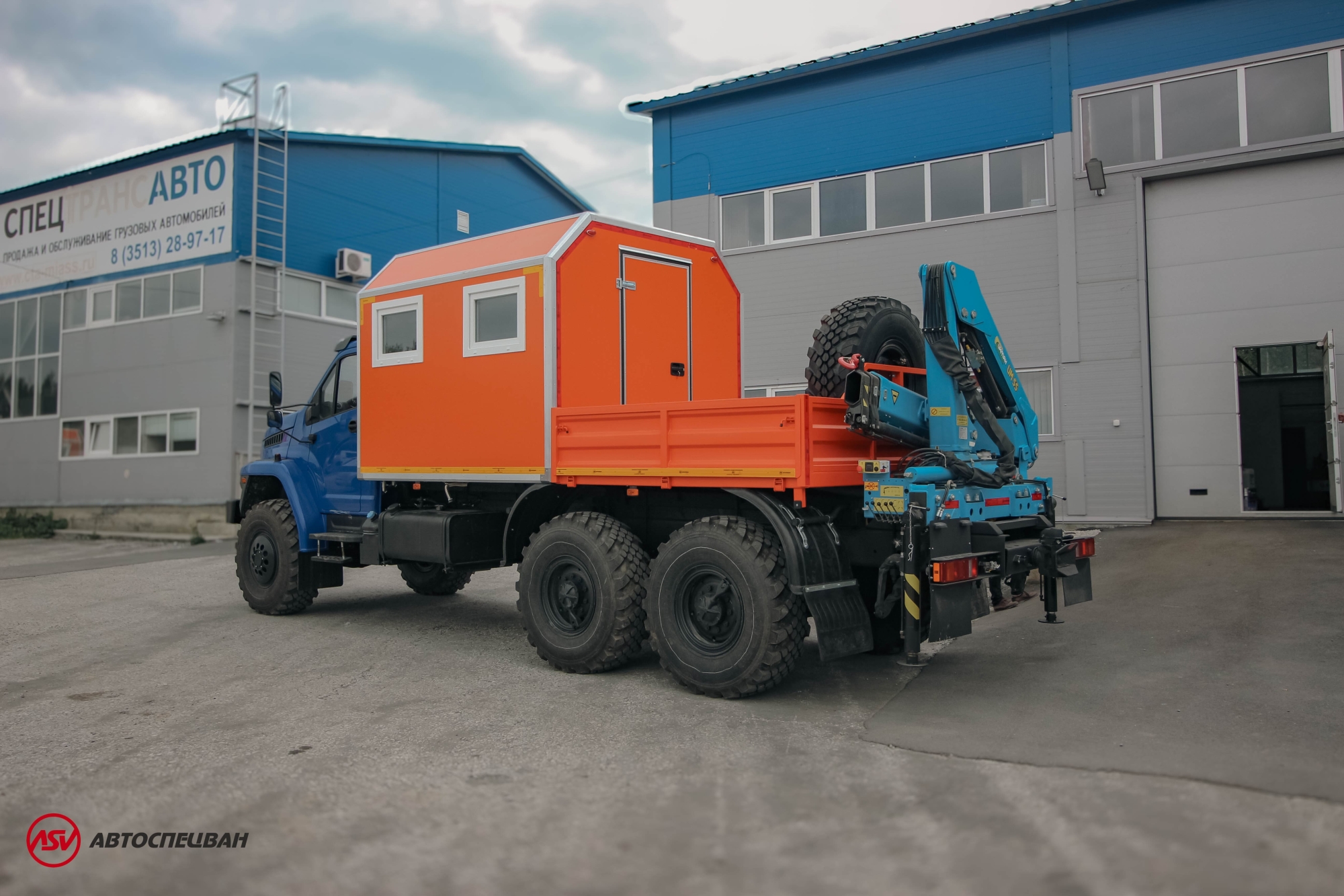 Агрегат для ремонта и обслуживания качалок АРОК УРАЛ NEXT 4320-6952-72(Е5) с КМУ ИМ-55 2