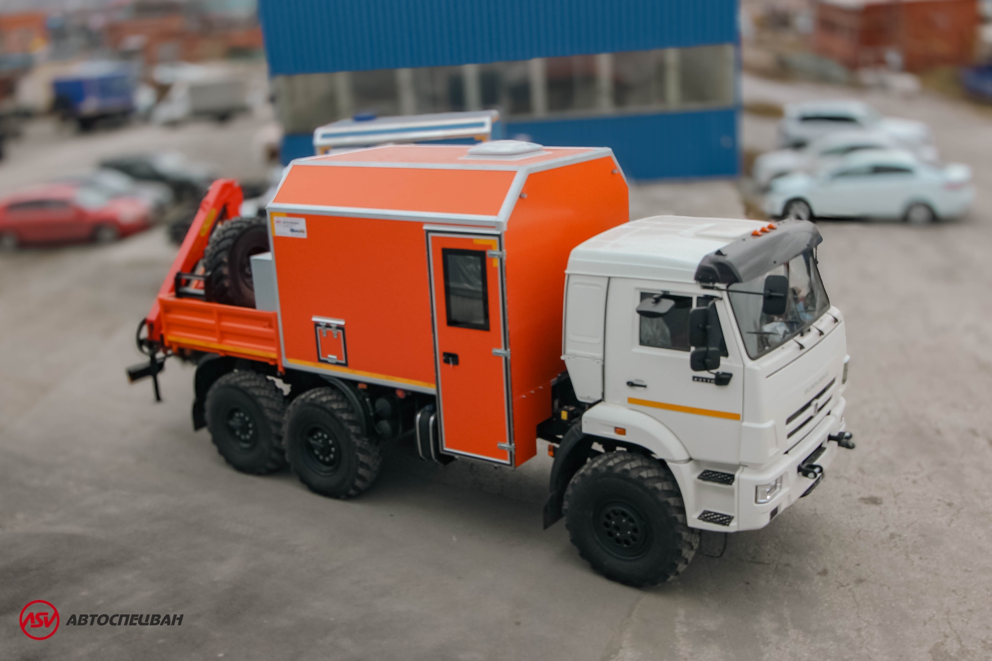 Агрегат наземного ремонта водоводов АНРВ КАМАЗ 43118-3027-50 с КМУ Palfinger 6500 1